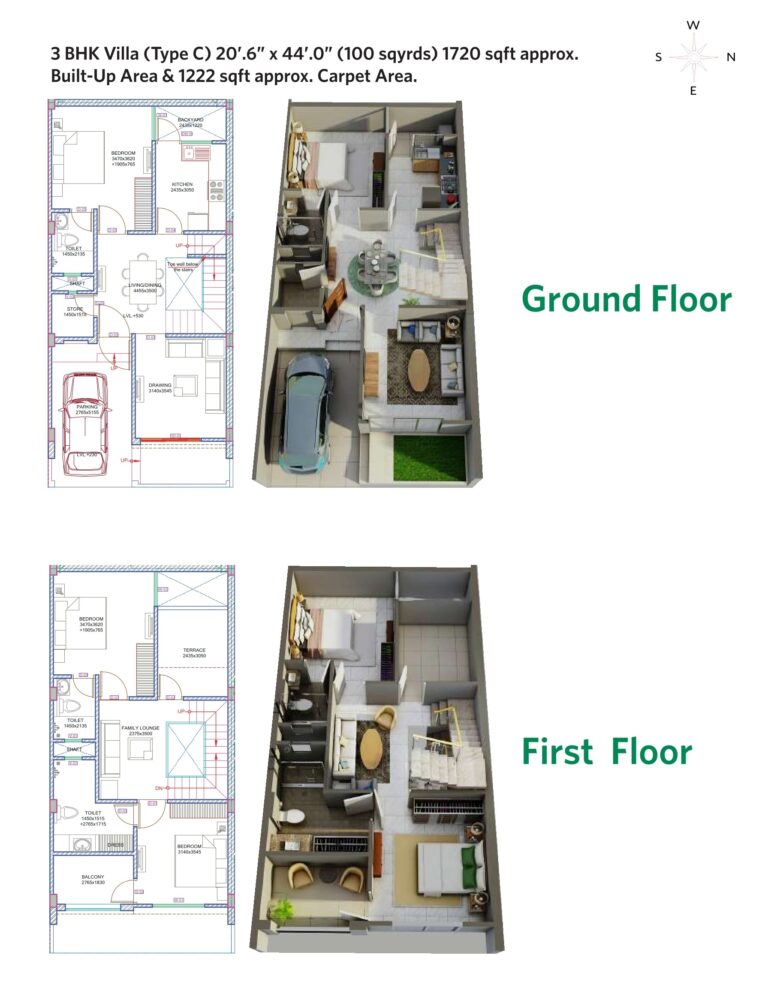 floor plan villa
