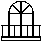 Big Size balcony in all room